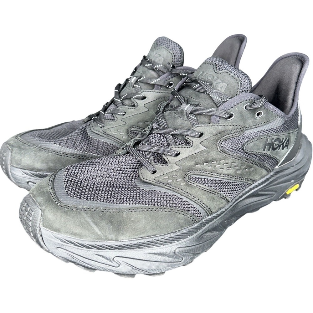 Hoka Anacapa 2 Freedom Mens Black Hiking Trail Shoes 1155192 BBLC Size 13D